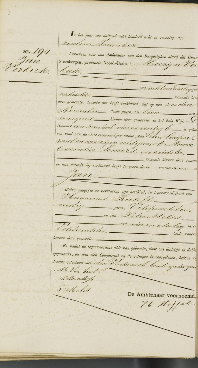 Klik voor foto in apart venster verbeek_joannes_06-11-1878_geboorteakte.jpg