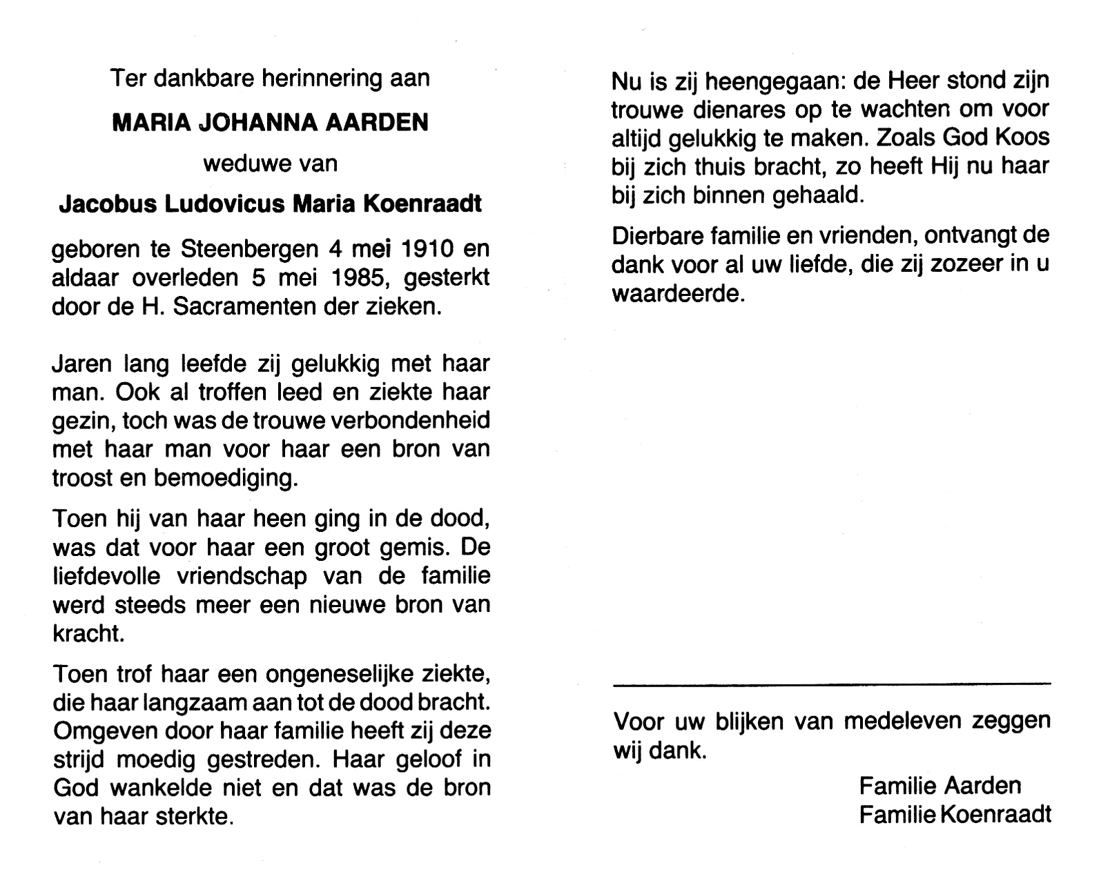 Klik voor foto in apart venster aarden_maria_04-05-1910_rouwkaartje.jpg