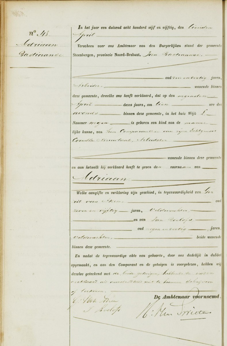 Klik voor foto in apart venster bastiaanse_adriaan_09-04-1855_geboorteakte.jpg
