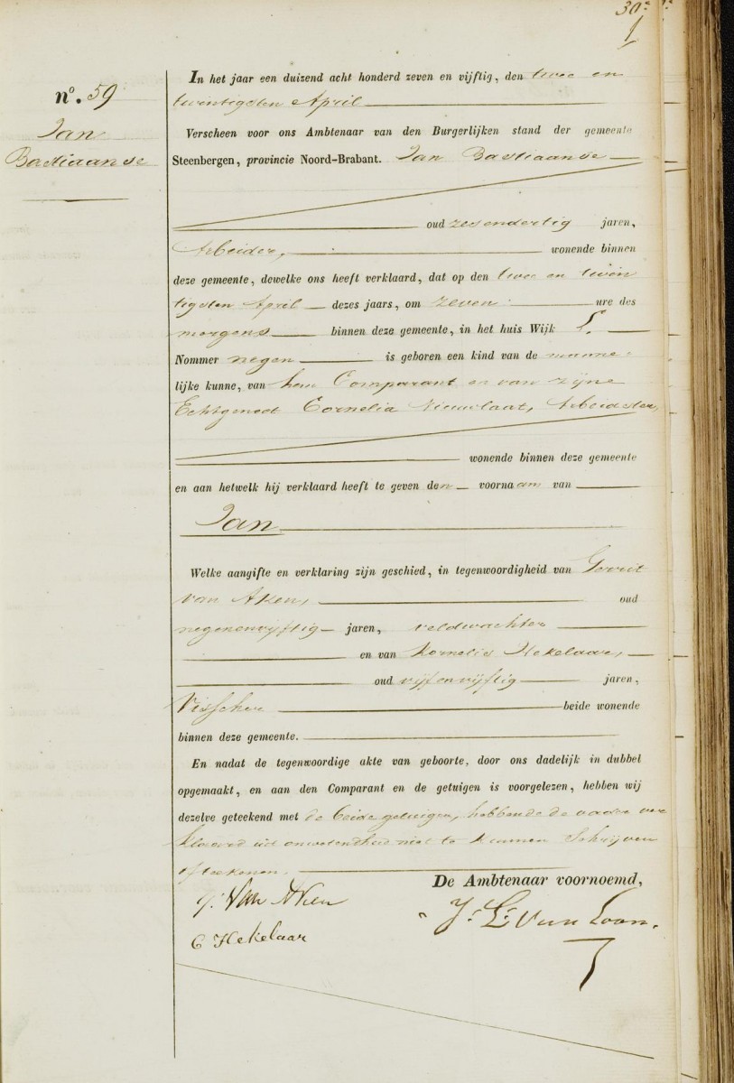 Klik voor foto in apart venster bastiaanse_jan_22-04-1857_geboorteakte.jpg