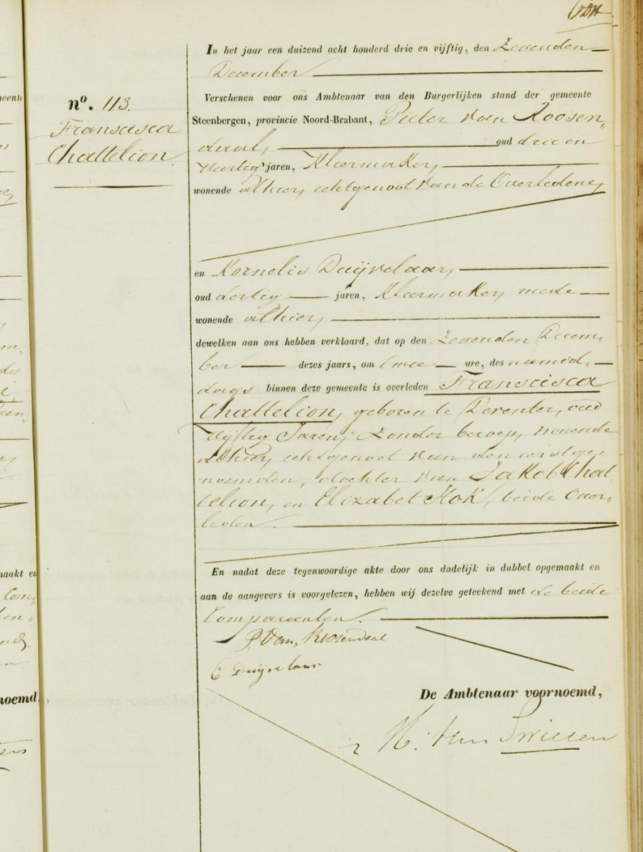Klik voor foto in apart venster chattelion_francisca_07-03-1803_overlijdensakte.jpg