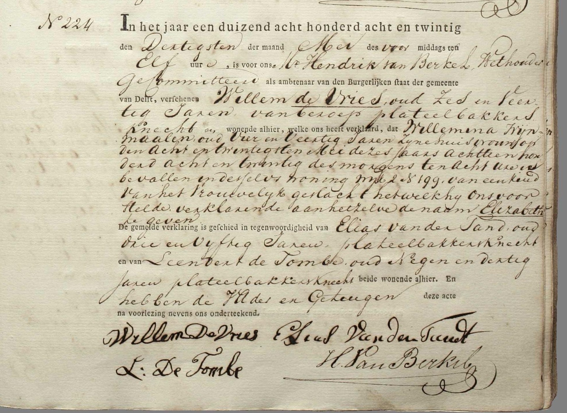 Klik voor foto in apart venster de_vries_elizabeth_28-05-1828_geboortakte.jpg