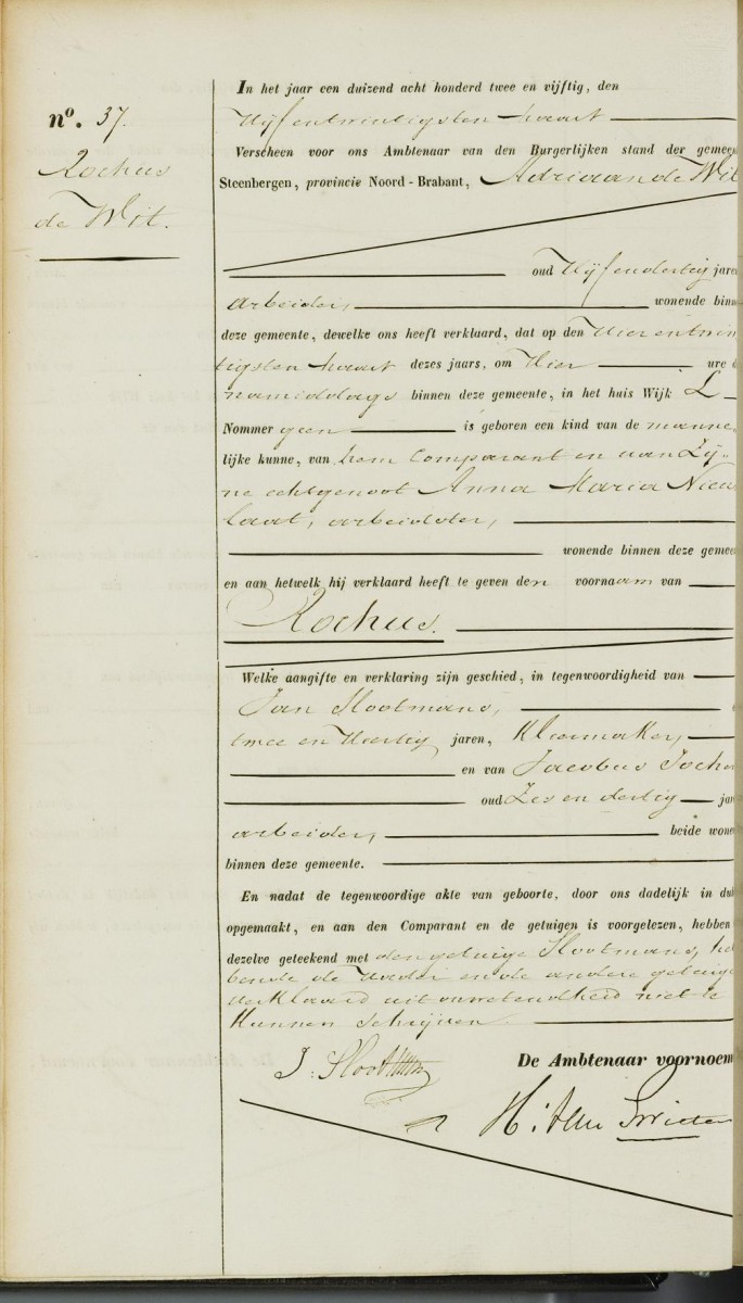 Klik voor foto in apart venster de_wit_rochus_24-03-1852_geboorteakte.jpg