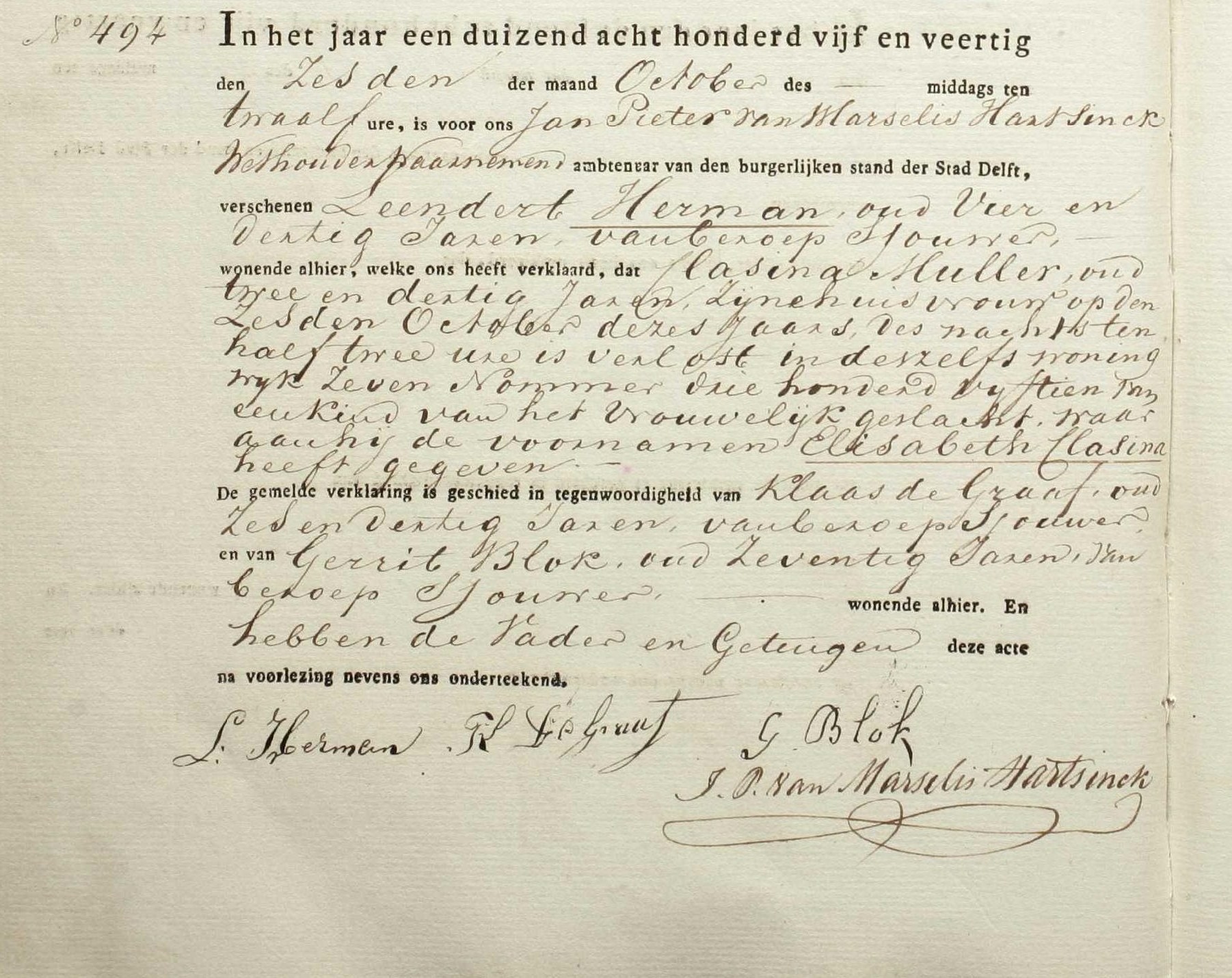 Klik voor foto in apart venster herman_elisabeth_1845_geboorteakte.jpg
