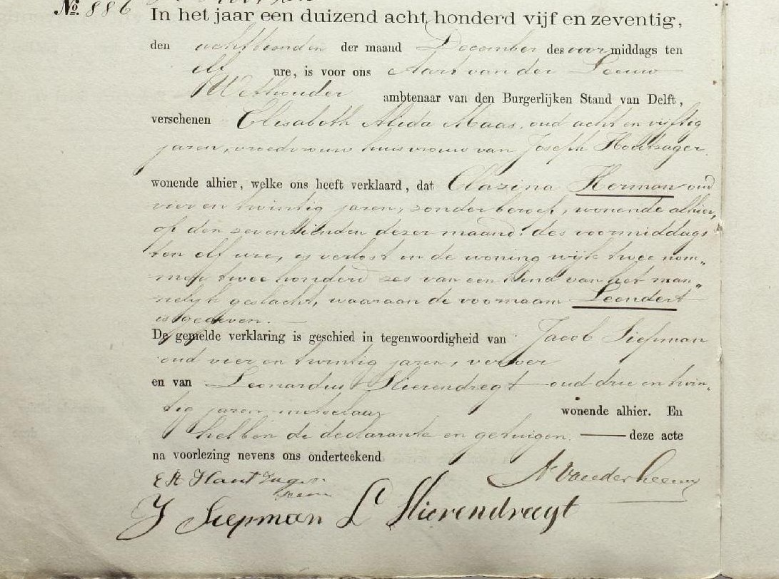 Klik voor foto in apart venster herman_leendert_1875_geboorteakte.jpg
