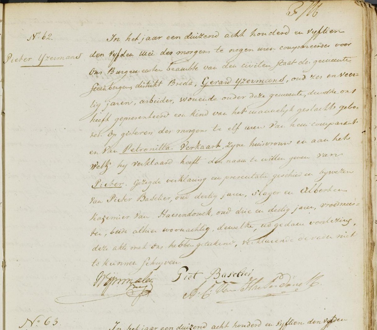 Klik voor foto in apart venster ijzermans_petrus_01-05-1815_geboorteakte.jpg