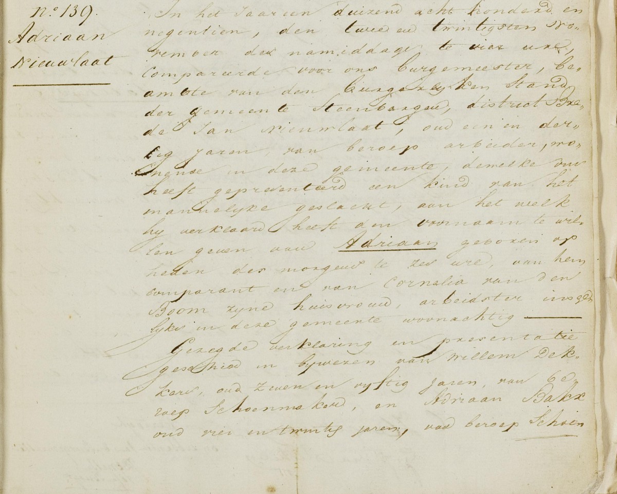 Klik voor foto in apart venster nieuwlaat_adriaan_22-11-1819_geboorteakte.jpg