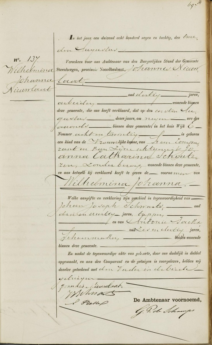Klik voor foto in apart venster nieuwlaat_wilhelmina_01-08-1889_geboorteakte.jpg