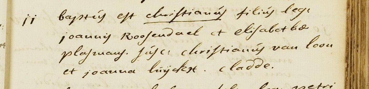Klik voor foto in apart venster roosendael_christianus_11-10-1751_doopakte.jpg