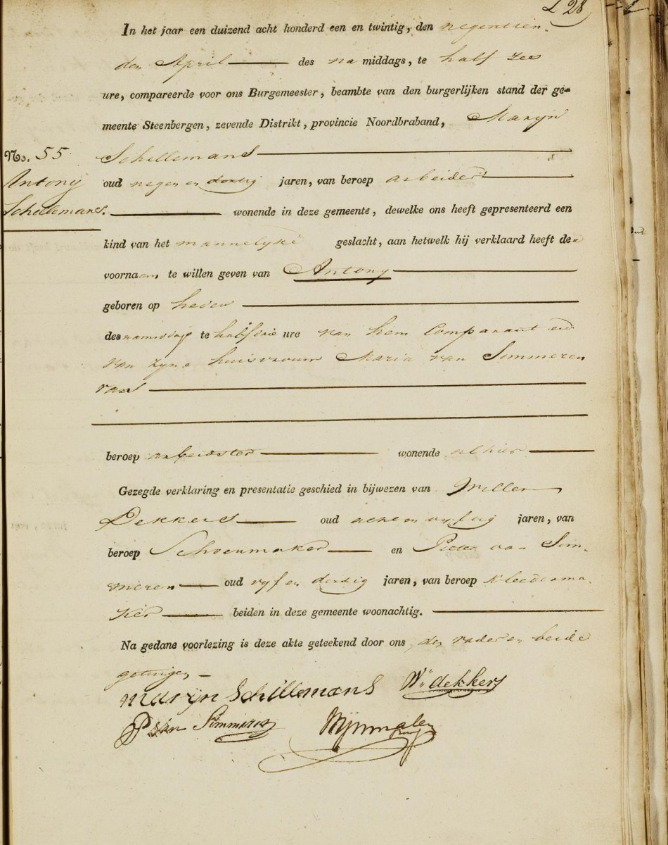Klik voor foto in apart venster schillemans_antonij_19-04-1821_geboorteakte.jpg