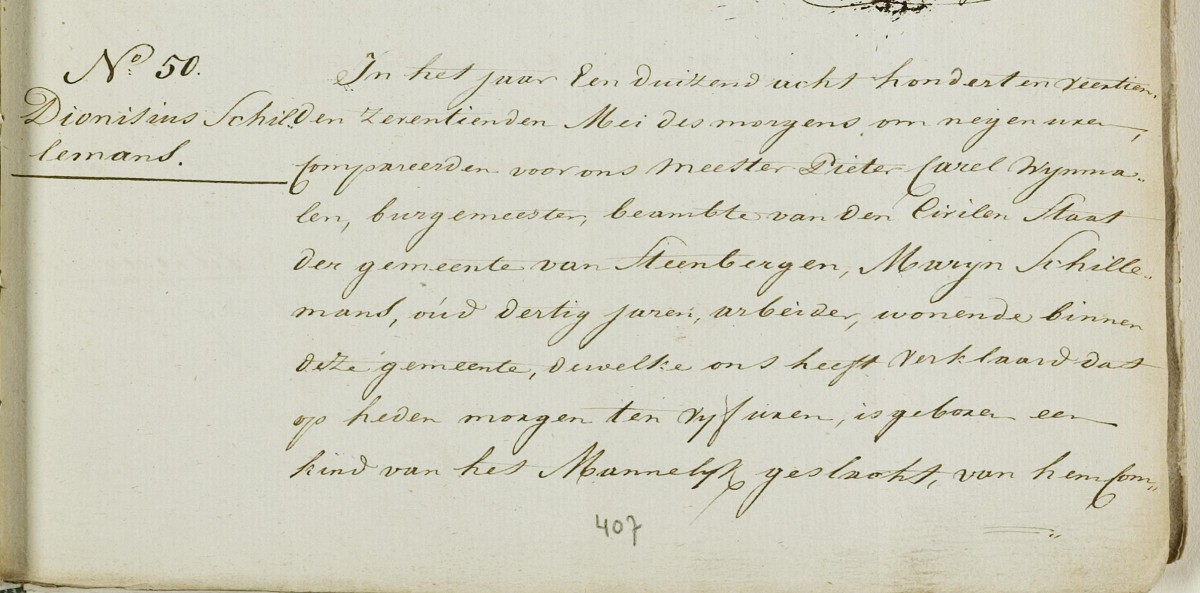 Klik voor foto in apart venster schillemans_dionisius_17-05-1814_geboorteakte.jpg