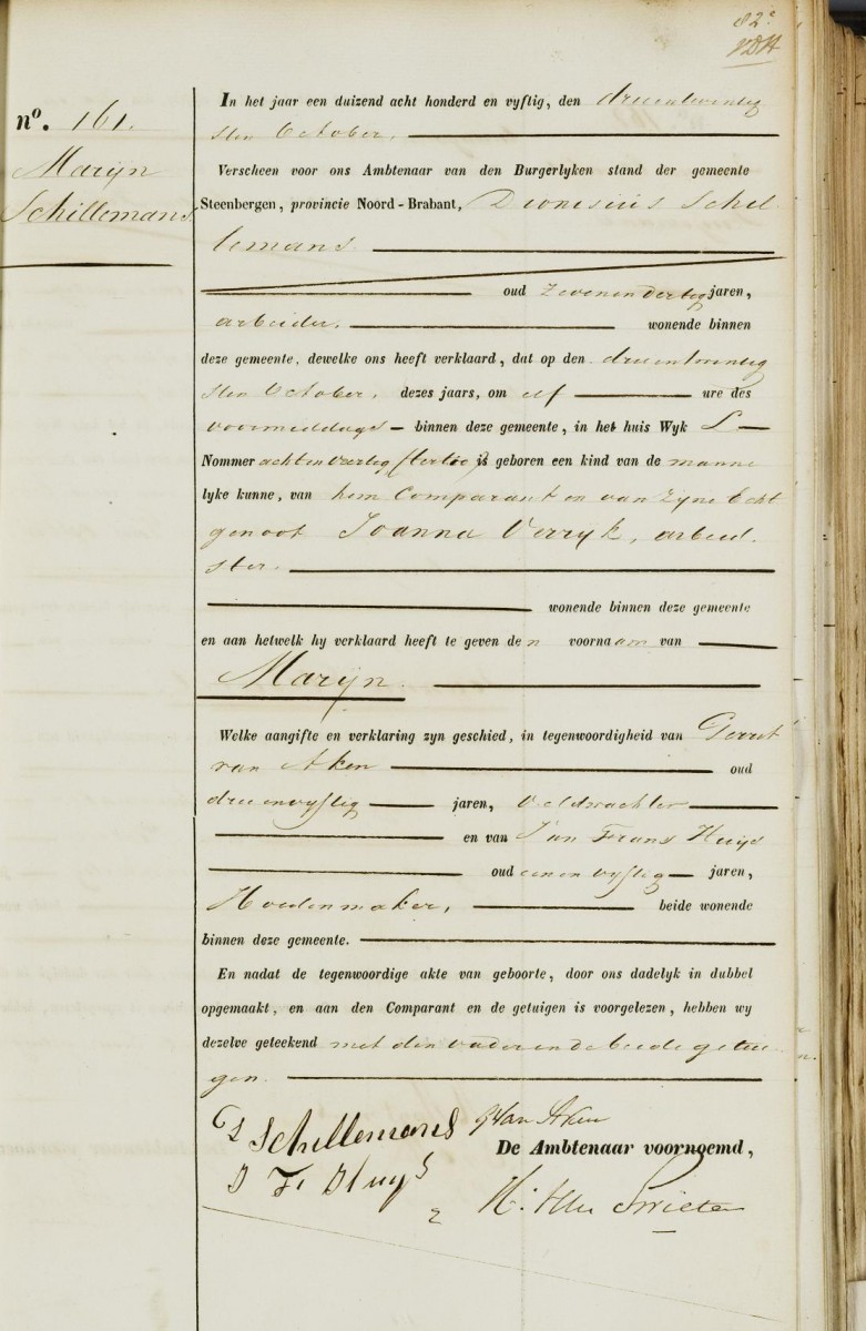 Klik voor foto in apart venster schillemans_marijn_23-10-1850_geboorteakte.jpg