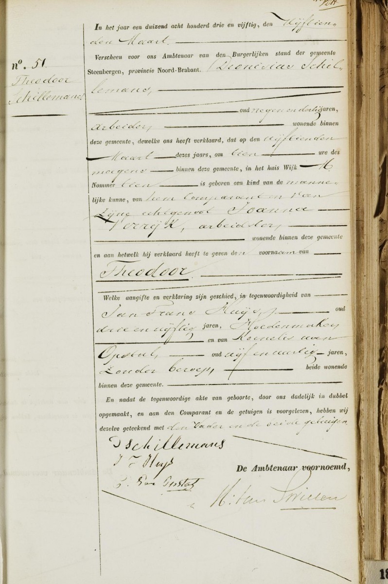 Klik voor foto in apart venster schillemans_theodoor_15-03-1853_geboorteakte.jpg