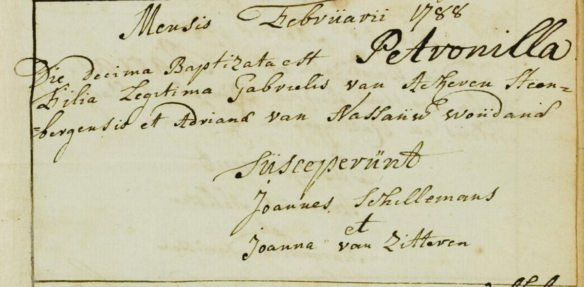 Klik voor foto in apart venster van_ackeren_petronilla_02-02-1788_doopakte.jpg