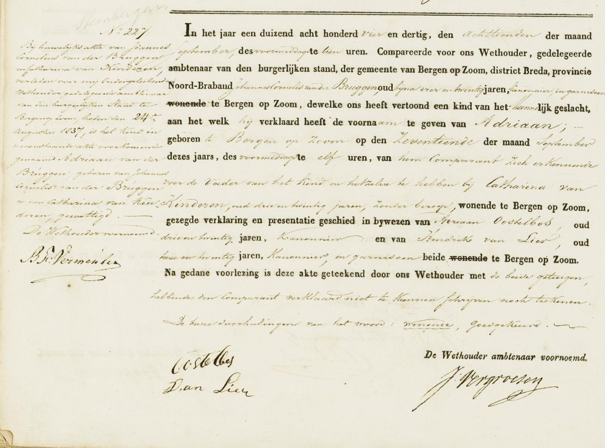 Klik voor foto in apart venster van_der_bruggen_adriaan_17-09-1834_geboorteakte.jpg