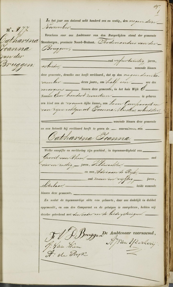 Klik voor foto in apart venster van_der_bruggen_catharina_09-11-1861_geboorteakte.jpg