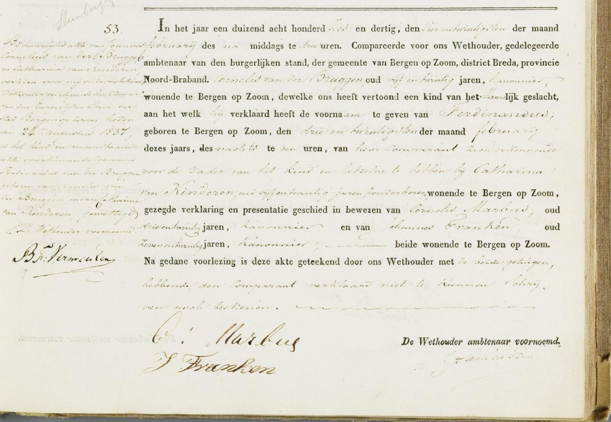 Klik voor foto in apart venster van_der_bruggen_ferdinandus_23-02-1836_geboorteakte.jpg