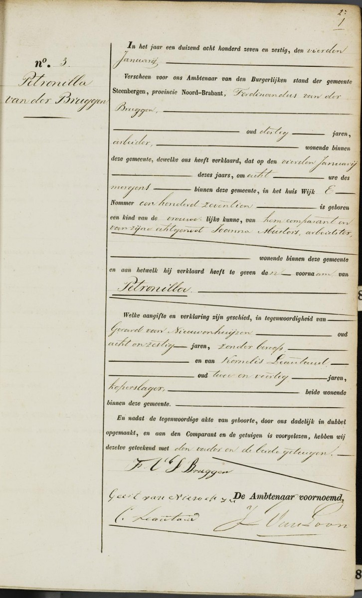 Klik voor foto in apart venster van_der_bruggen_petronilla_04-01-1867_geboorteakte.jpg