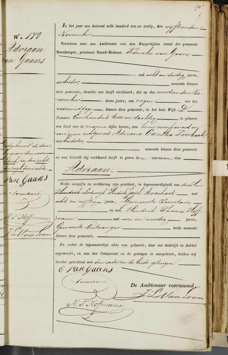 Klik voor foto in apart venster van_gaans_adriaan_14-11-1861_geboorteakte.jpg